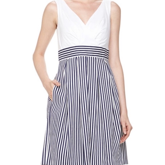 ivy & blu Dresses & Skirts - Ivy & Blu Dress Fit Flare Size 8 Pique Stripe Knit